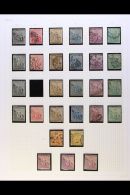 CAPE OF GOOD HOPE 1864-1904 Mint And Used Collection On Album Pages. Chiefly Used Earlier With 1864-77 To 1s With... - Sin Clasificación