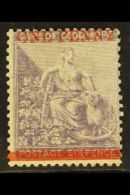 CAPE OF GOOD HOPE 1874-76 1d On 6d Deep Lilac, SG 32, Fine Lightly Hinged Mint For More Images, Please Visit... - Non Classificati