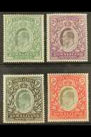 1904 1r, 2r, 3r And 5r, Ed VII Wmk Crown CC, SG 41/44, Fine Mint With Lovely Fresh Colours. (4 Stamps) For More... - Somaliland (Protectorat ...-1959)