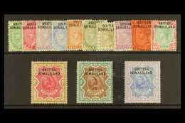 1903 QV Set To 5r Complete, Ovptd At Top Of Stamp, SG 1/13, Fine To Very Fine Mint, Some Minor Wrinkling To Few... - Somaliland (Herrschaft ...-1959)