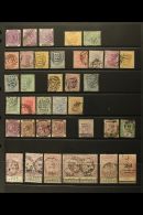 1859-1897 GOOD TO FINE USED COLLECTION With 1859-74 No Wmk 6d Shades (3, One Perf 14, Two Perf 12½);... - Sierra Leona (...-1960)