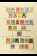 1890-1969 MINT COLLECTION On Album Pages. Includes 1890-92 Range To 16c With Both Die 10c, 1893 Surcharge Set To... - Seychelles (...-1976)