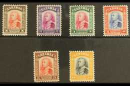 1934-41 Charles Brooke High Value Set $1- $10, SG 120/25, Very Fine Mint (6 Stamps) For More Images, Please Visit... - Sarawak (...-1963)