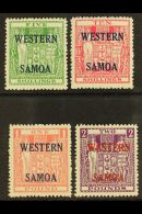 1955 Postal Fiscal Overprints Complete Set, SG 232/235, Never Hinged Mint. (4 Stamps) For More Images, Please... - Samoa (Staat)
