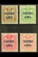 1935-42 Postal Fiscal Set To £1on Cowan Paper, SG 189/92, Very Fine Mint (4 Stamps). For More Images, Please... - Samoa (Staat)