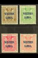 1935-42 Postal Fiscal Set To £1on Cowan Paper, SG 189/92, Very Fine Mint (4 Stamps). For More Images, Please... - Samoa