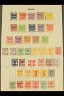 1877-1935 ORIGINAL COLLECTION ON OLD IMPERIAL LEAVES Mostly Mint, Some Mixed Condition But Mostly Fine And Fresh.... - Samoa (Staat)