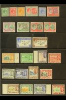 1938-1952 DEFINITIVE SETS. 1938-50 Complete Set, SG 68/77f (all High Values Are NHM) And 1952 Complete Set, SG... - St.Kitts En Nevis ( 1983-...)