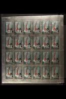 1965 NATIONAL COSMONAUT DAY Foil Set In Complete Sheets, Mi 3042/3, Very Fine Used (2 Sheets Of 24 Sets) For More... - Other & Unclassified