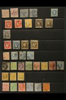 1862-1890 FINE USED COLLECTION On A Stock Page, Inc 1862-64 Machine Printed 6p (x2, Cancelled Per Favour) &... - Autres & Non Classés