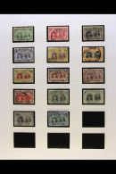 1910-13 USED DOUBLE HEADS GROUP - All Values To 2s Plus 3s Example, All Perf. 14, Includes Two Shades Of 1s, 6d... - Other & Unclassified