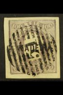 MADEIRA 1868 100r Dull Lilac Imperf, SG 2, Fine Used With 4 Wide Margins For More Images, Please Visit... - Otros & Sin Clasificación