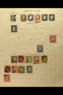 1853-1936 OLD COLLECTION On Pages, Mint Or Used, Inc 1898 Vasco Set Mint, 1910 To 1000r Mint, 1910 Opts Set Mostly... - Otros & Sin Clasificación