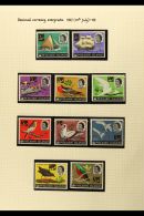 1967-84 NHM "NEW CURRENCY" COLLECTION Presented In Mounts On Album Pages. Includes 1967 Overprinted Set, 1969-75... - Pitcairn