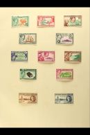 1940-67 FINE MINT COLLECTION An All Different Collection On Album Pages Which Includes 1940-51 Complete Defin Set,... - Islas De Pitcairn