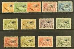 1931 Air (Native Village) Complete Set, SG 137/149, Fine Mint, The 2s With Thin At Top, All Others Incl 10s And... - Papoea-Nieuw-Guinea