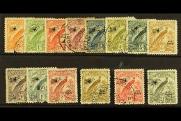 1931 10th Anniv Air Set (with Dates), SG 163/76, Very Fine And Fresh Used. (14 Stamps) For More Images, Please... - Papua-Neuguinea
