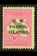 1918 - 22 10s Grey And Bright Pink, Kangaroo, SG 117, Very Fine And Fresh Mint. For More Images, Please Visit... - Papua Nuova Guinea