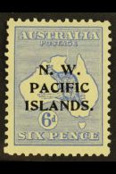 1915 - 1916 6d Ultramarine, Type A Ovpt, SG 78, Superb Well Centred Mint. For More Images, Please Visit... - Papua New Guinea