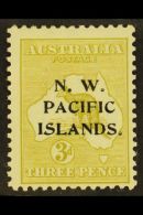 1915 - 16 3d Yellow Olive, Die II, SG 96a, Very Fine Mint. For More Images, Please Visit... - Papua Nuova Guinea