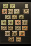 1907-31 USED "LAKATOI" COLLECTION Presented On Stock Pages With Shades, Watermark Variants, Surcharges, Varieties,... - Papua-Neuguinea