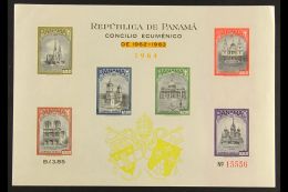 1938-81 NHM MINIATURE SHEETS An All Different Group Which Includes 1938 Games, 1964 Ecumenical Sheet Plus 1964... - Panamá