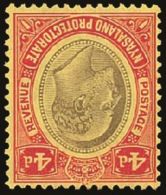 1908-11 4d Black And Red On Yellow With WATERMARK  INVERTED Variety, SG 76a, Fine Mint. For More Images, Please... - Nyasaland (1907-1953)