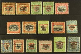 1922 EXHIBITION OPT'D SELECTION An Attractive Fine Mint Selection On A Stock Card With Most Values To 50c. All... - Noord Borneo (...-1963)