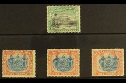 1897 CORRECTED INSCRIPTIONS Mint Group With 18c Perf 14½-15, SG 110b, Plus 24c Perf 13½-14, Perf... - Noord Borneo (...-1963)