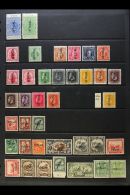 OFFICIALS 1908-1961 FINE MINT COLLECTION On Stock Pages, All Different, Inc 1908-09 1d, 1910 ½d, 1910-16... - Altri & Non Classificati