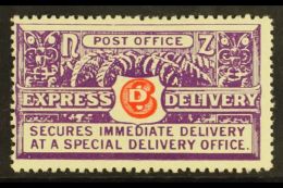 EXPRESS 1937-39 6d Vermilion And Bright Violet On Wiggins Teape Paper, Perf 14 X 15, SG E5, Fine Mint. For More... - Other & Unclassified