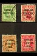 1913 Auckland  Exhibition Set, SG 412/5, Very Fine, Well Centred Used. (4 Stamps) For More Images, Please Visit... - Otros & Sin Clasificación