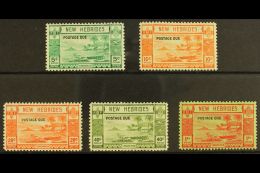 ENGLISH POSTAGE DUE 1938 Opt'd Set, SG D6/10, Fine Mint (5 Stamps) For More Images, Please Visit... - Andere & Zonder Classificatie