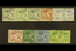 ENGLISH 1925 "Weapons & Idols" Set, SG 43/51, Fine Cds Used (9 Stamps) For More Images, Please Visit... - Autres & Non Classés