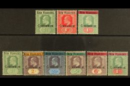1908 Fiji Opt'd KEVII Set, SG 1a/9, Fine Mint (9 Stamps) For More Images, Please Visit... - Autres & Non Classés