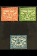 1921 Air Complete Set (Michel 102/04, SG 239/41), Fine Never Hinged Mint, Very Fresh. (3 Stamps) For More Images,... - Other & Unclassified