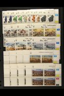 1990-97 NHM CYLINDER BLOCK COLLECTION Highly Complete For The Period As Complete Sets Of Corner Cylinder Blocks Of... - Namibië (1990- ...)