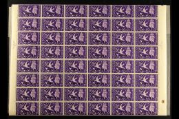 TANGIER 1946 Victory Set, SG 253/54, In COMPLETE SHEETS OF 120 STAMPS With Full Margins, Never Hinged Mint. The 3d... - Otros & Sin Clasificación