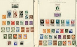 1939-1947 COMPLETE VERY FINE MINT COLLECTION Of The Postage Issues On Pages, All Different, Inc 1940 Stamp... - Mexico