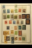 1856-74 EARLY CLASSICS COLLECTION A Mint And Used Collection Displayed On Three Pages And Which Includes A Lovely... - Mexico