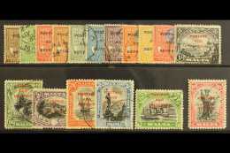 1928 St. Paul Set Ovptd "Postage And Revenue", Complete Less 1d And 1½d 1928 Vals, , SG 174/192, Very Fine... - Malte (...-1964)