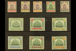 SELANGOR 1895-99 Set To $25 Complete, Overprinted "Specimen", SG 54s/64s, Very Fine Mint. (11 Stamps) For More... - Other & Unclassified