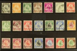 NEGRI SEMBILAN 1949-55 Definitives Complete Set, SG 42/62, Very Fine Used. (21 Stamps) For More Images, Please... - Otros & Sin Clasificación