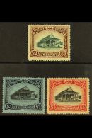 KEDAH 1921 $2 - $5 Council Chamber, Wmk Script, SG 38/40, Very Fine Mint. (3 Stamps) For More Images, Please Visit... - Other & Unclassified