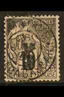 1891 "5" On 10c Black On Lilac, Yv 6, Very Fine Used. For More Images, Please Visit... - Altri & Non Classificati