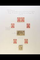 1918-1941 COMPREHENSIVE FINE MINT COLLECTION On Leaves, Almost COMPLETE For The Period, Inc 1919 (Jan) Perf Set,... - Lettonia