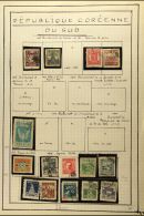 1947-1974 ALL DIFFERENT COLLECTION On Leaves, Mint Or Used, Inc 1947-48 50w Turtle Ship Used, 1948 4w Republic... - Corée Du Sud