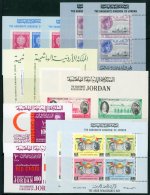 1961-64 MINIATURE SHEET COLLECTION On A Stockpage. Virtually Complete For The Period. A FINE MINT Collection With... - Jordanien