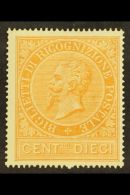 POSTAL RECOGNITION STAMP 1874 10c Orange-ochre, Sassone 1, Fine And Fresh Mint. Cat €200 (£150) For... - Unclassified