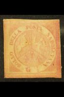 NAPLES 1858 ½gr Rose, Sassone 1, Mint No Gum Example With 4 Huge Neat Margins. Cat €937 (£710)... - Zonder Classificatie